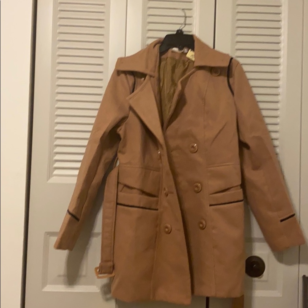 Tan Peacoat
